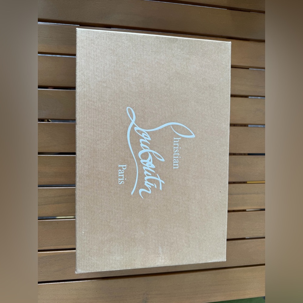 Christian Louboutin Tan Shoe Box